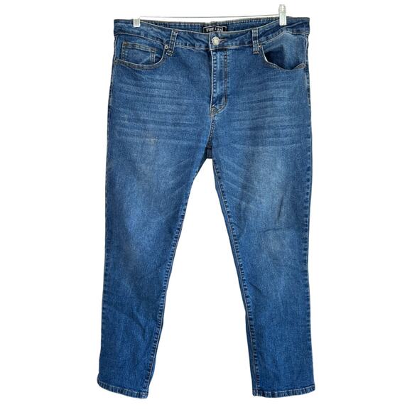 Vintage Fire and Rain Mens Denim Straight Leg Jeans Medium Wash Size 38x30 - Picture 1 of 8